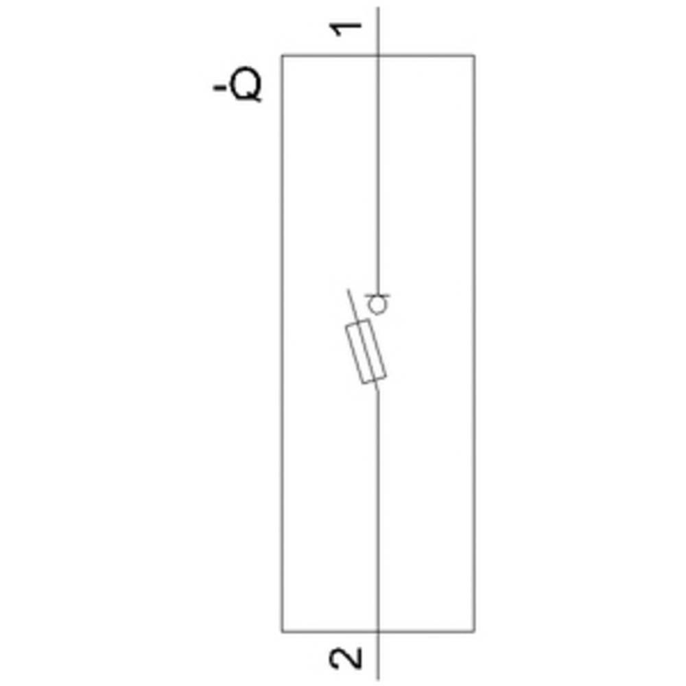 Siemens  Siemens Sentron, interrupteur sectionneur à fusible 3NP1, 1 pôle, NH00, 160 A, Pour la construction et 