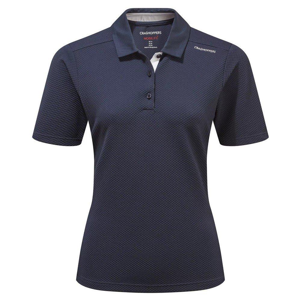 Image of Nosilife Poloshirt Kurzärmlig Damen Blau 36