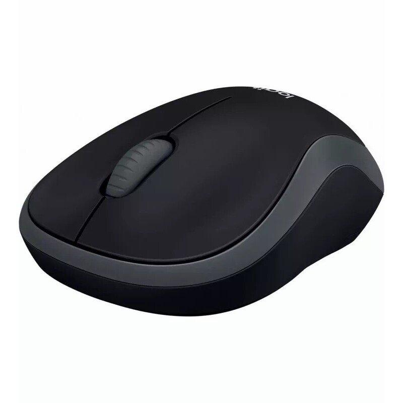 Logitech  M185 - Maus - optisch - kabellos - 2.4 GHz - kabelloser Empfänger (USB) - Grau 