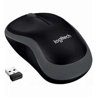 Logitech  M185 - Maus - optisch - kabellos - 2.4 GHz - kabelloser Empfänger (USB) - Grau 