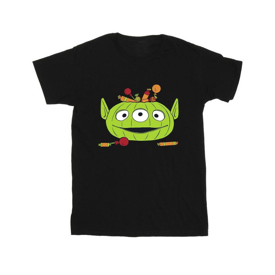Toy Story T-shirt Alien Pumpkin Basket Halloween  