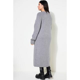 Studio Untold  Robe midi en maille, décolleté en V, coupe Loose Fit 