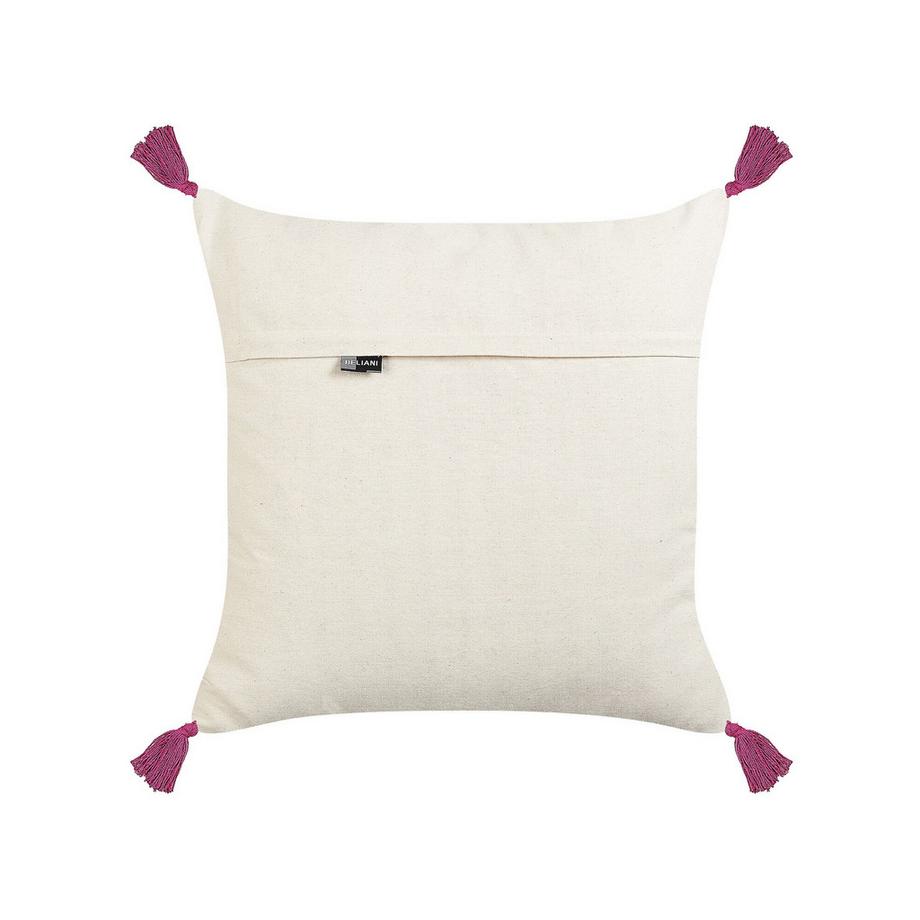 Beliani Dekokissen 2er Set aus Baumwolle Klassisch RAIGANJ  