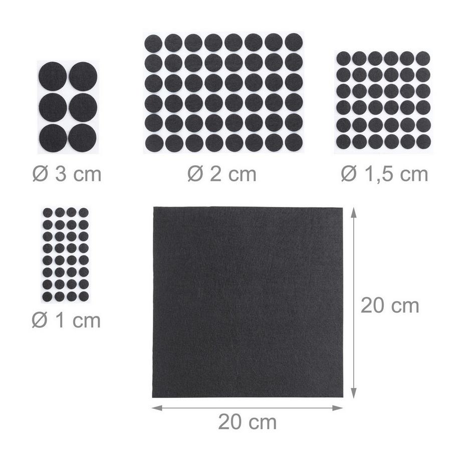 B2X  Filzgleiter 240er-Pack 