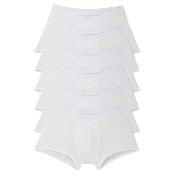 Image of 6er Pack 247 - Boxershorts - Hipster - Unterhose Herren Weiss M