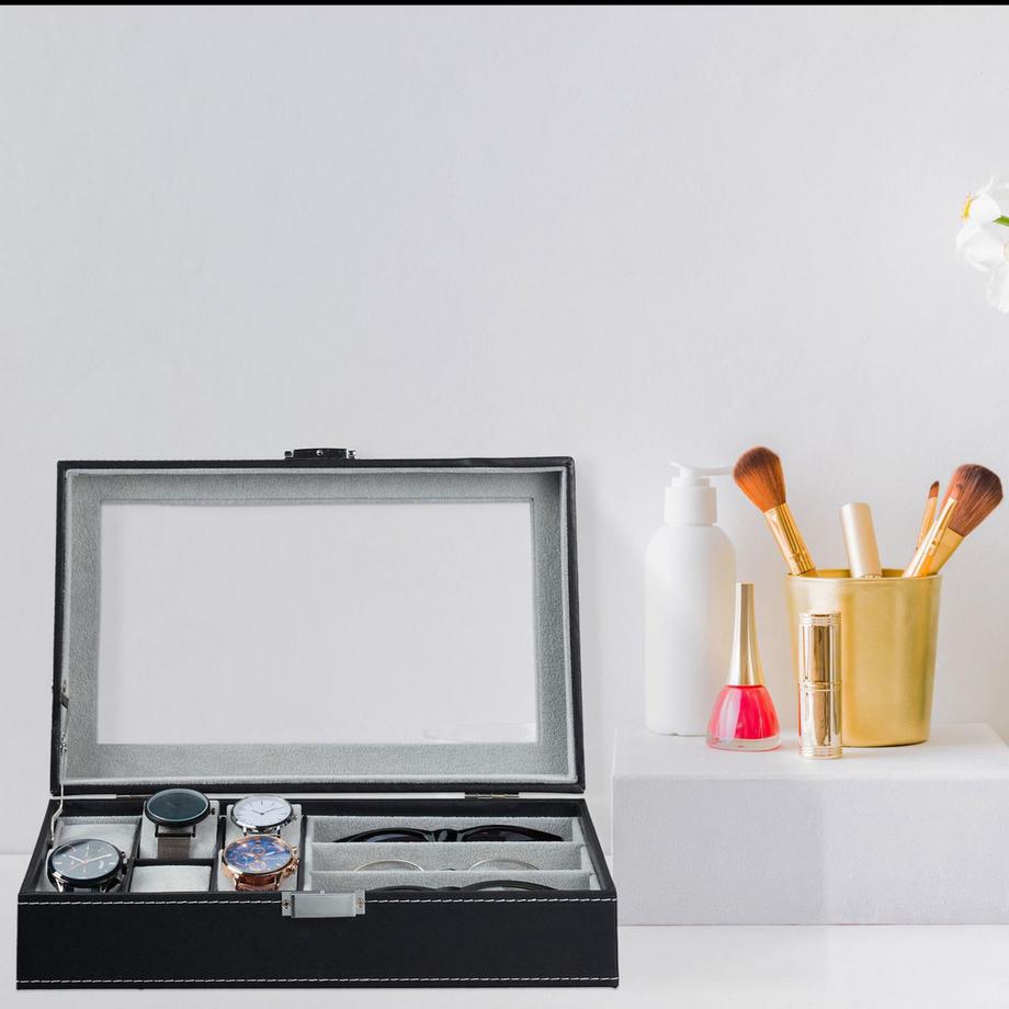 B2X  Schmuckaufbewahrung in Lederoptik 