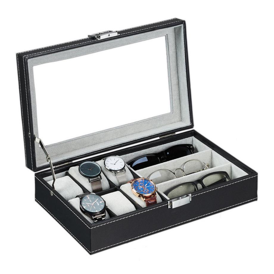 B2X  Schmuckaufbewahrung in Lederoptik 