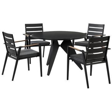 Set da pranzo da giardino en Alluminio Moderno OLMETTO/TAVIANO