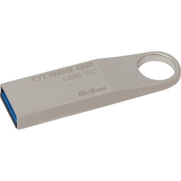 Kingston Technology DataTraveler SE9 G2 64GB unità flash USB USB tipo A 3.2 Gen 1 (3.1 Gen 1) Argento