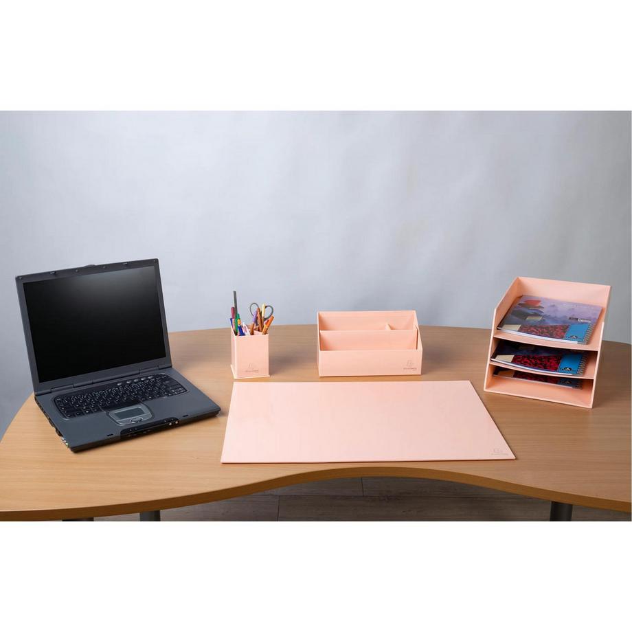 Exacompta Trieur vertical / porte lettres 3 compartiments carton Aquarel - x 4  