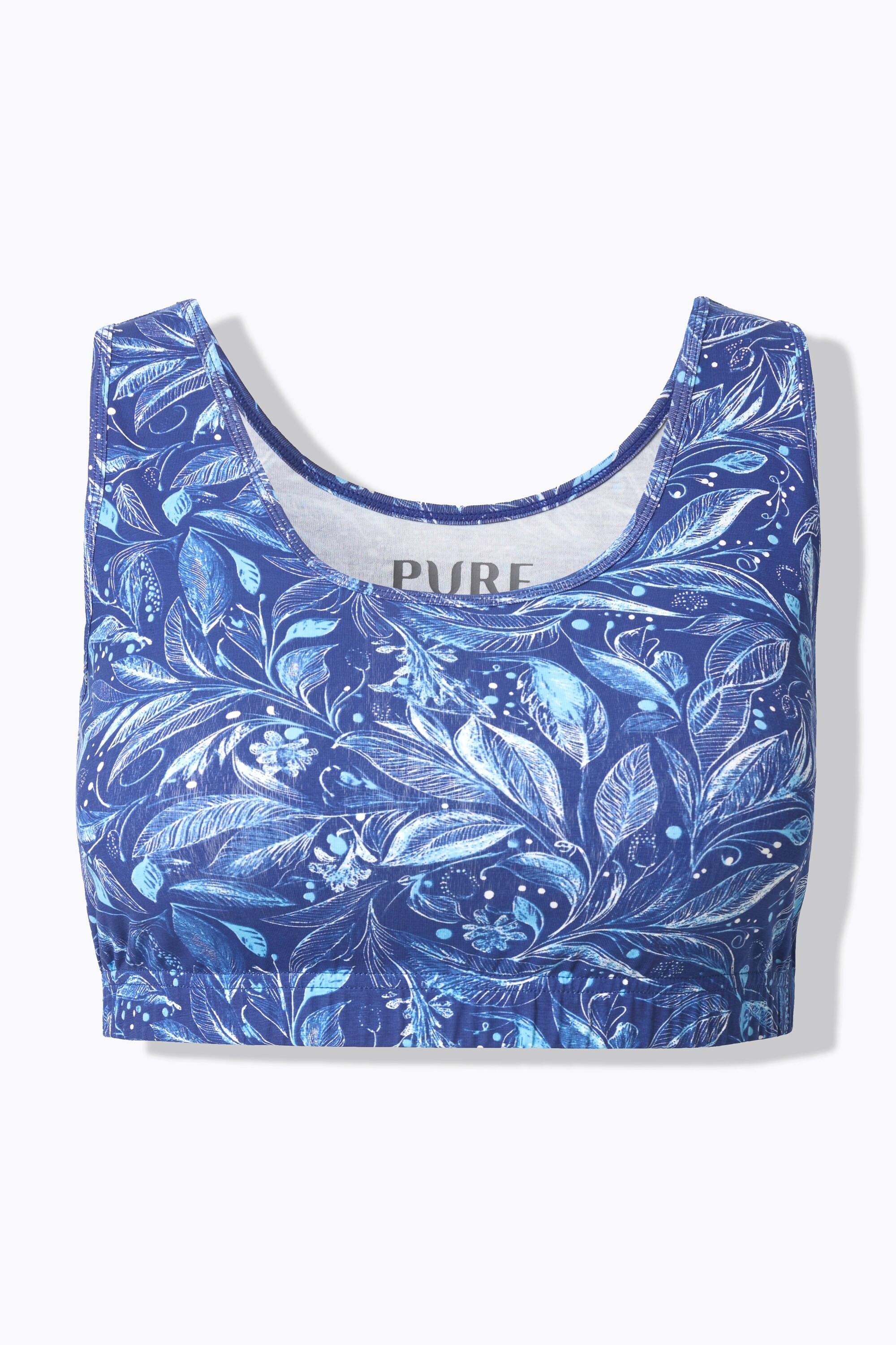 Ulla Popken Bustier Spalline Larghe Senza Ferretto Cotone Biologico  