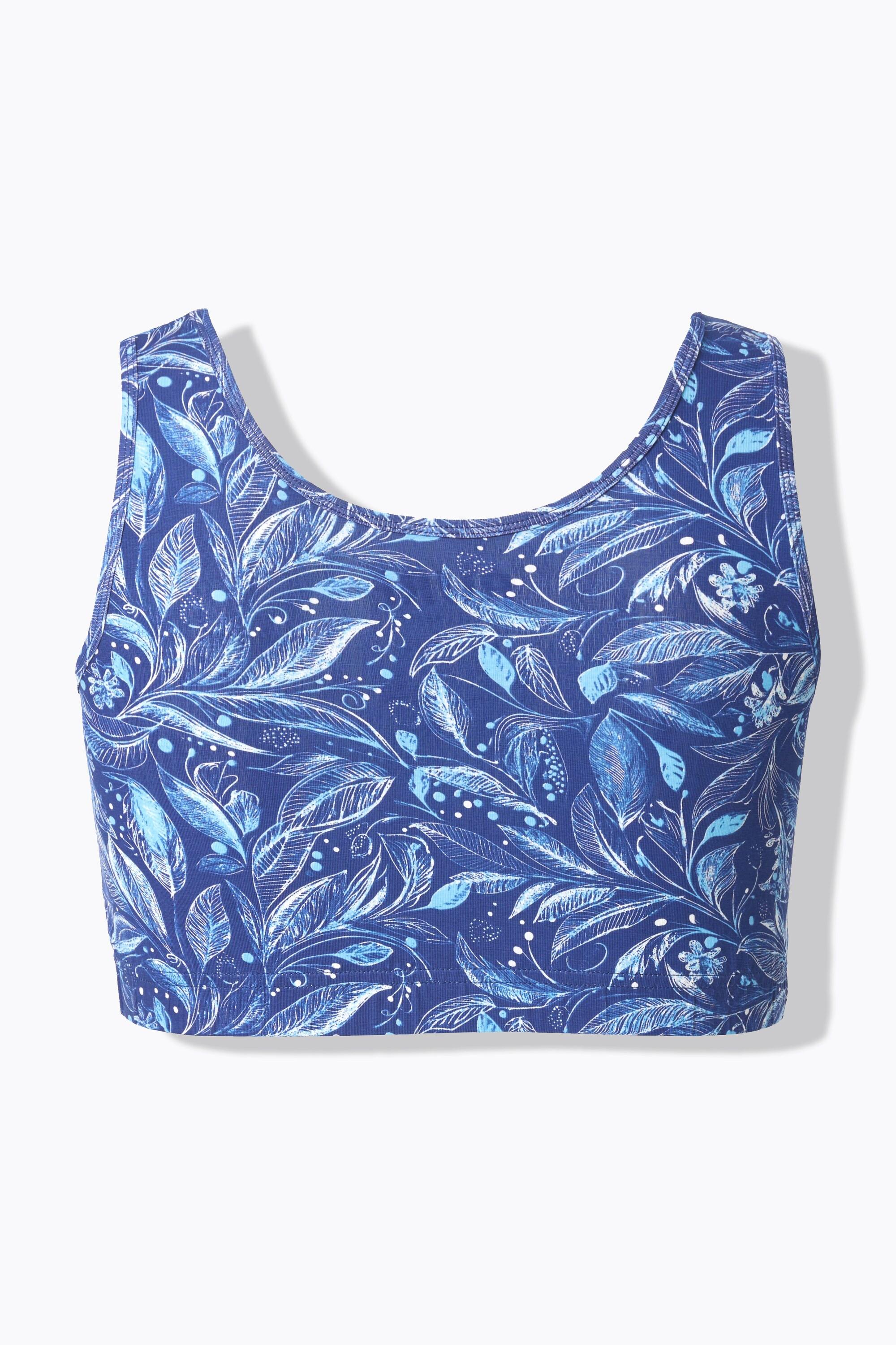 Ulla Popken Bustier Spalline Larghe Senza Ferretto Cotone Biologico  