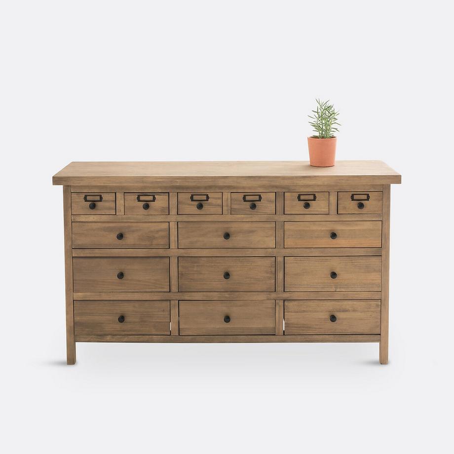 La Redoute Intérieurs  Buffet meuble de métier 15 tiroirs 