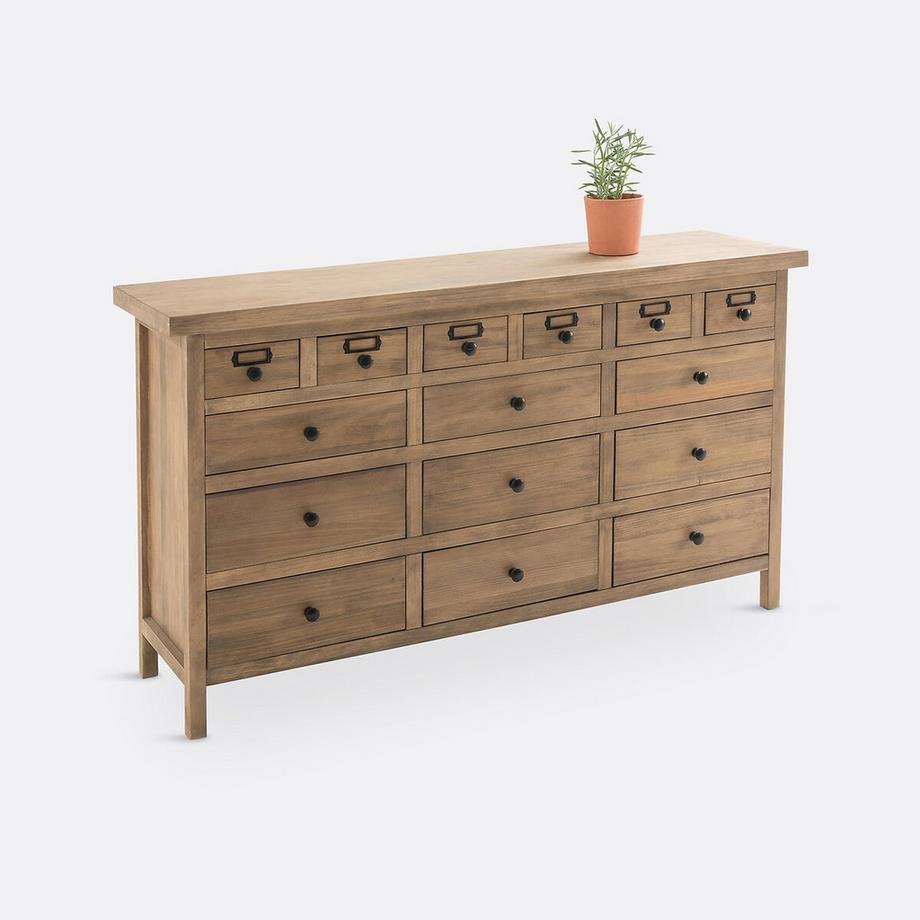 La Redoute Intérieurs  Buffet meuble de métier 15 tiroirs 