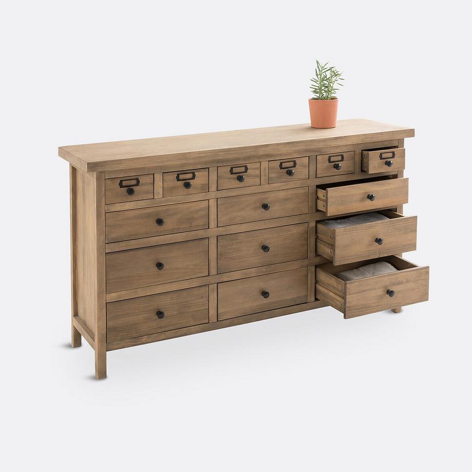 La Redoute Intérieurs  Buffet meuble de métier 15 tiroirs 