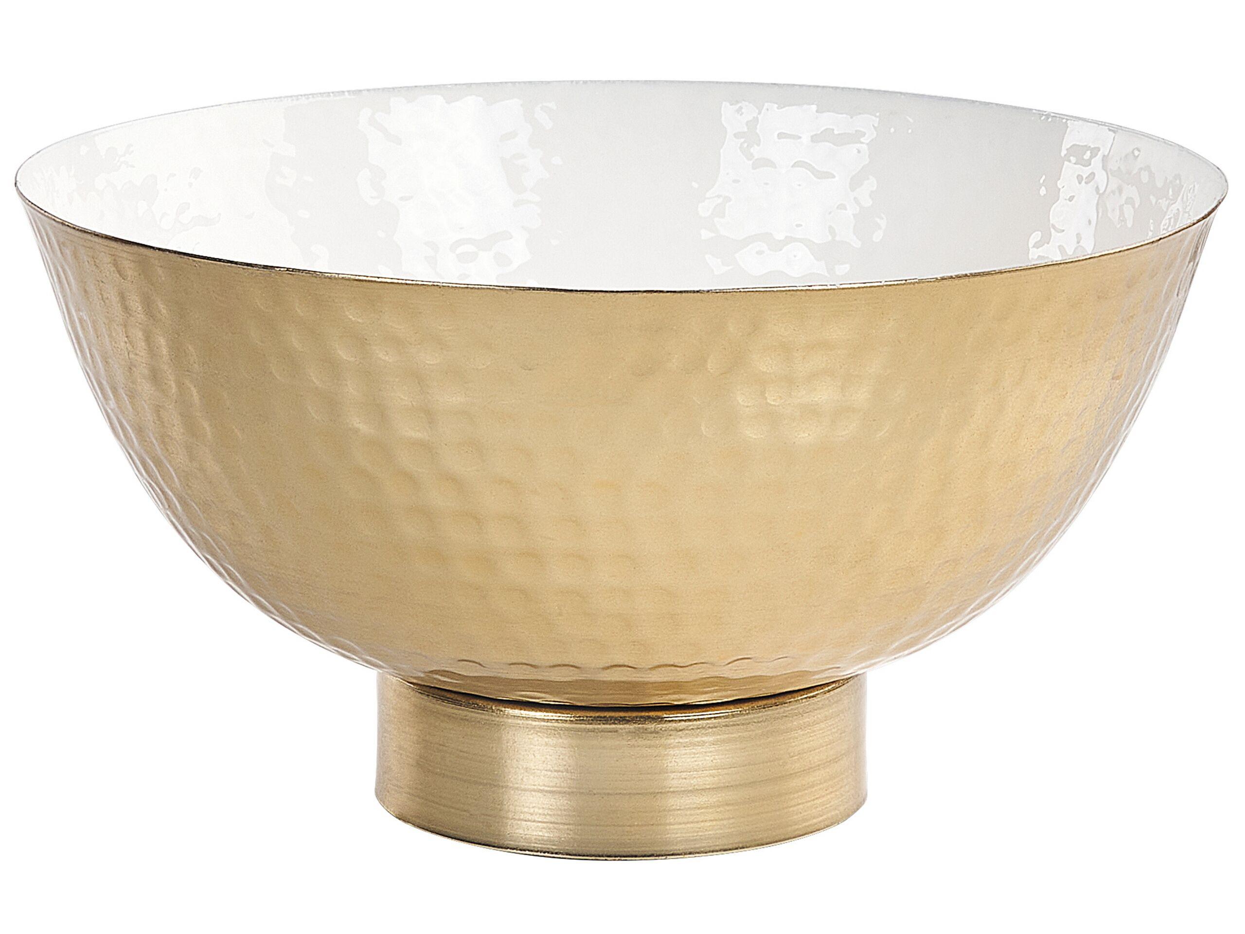 Beliani Lot de 3 bols décoratifs en Métal Moderne BARU  