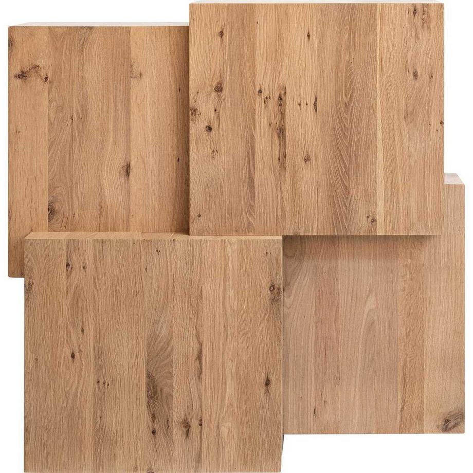 mutoni Table basse Lennox Nature 100x100  