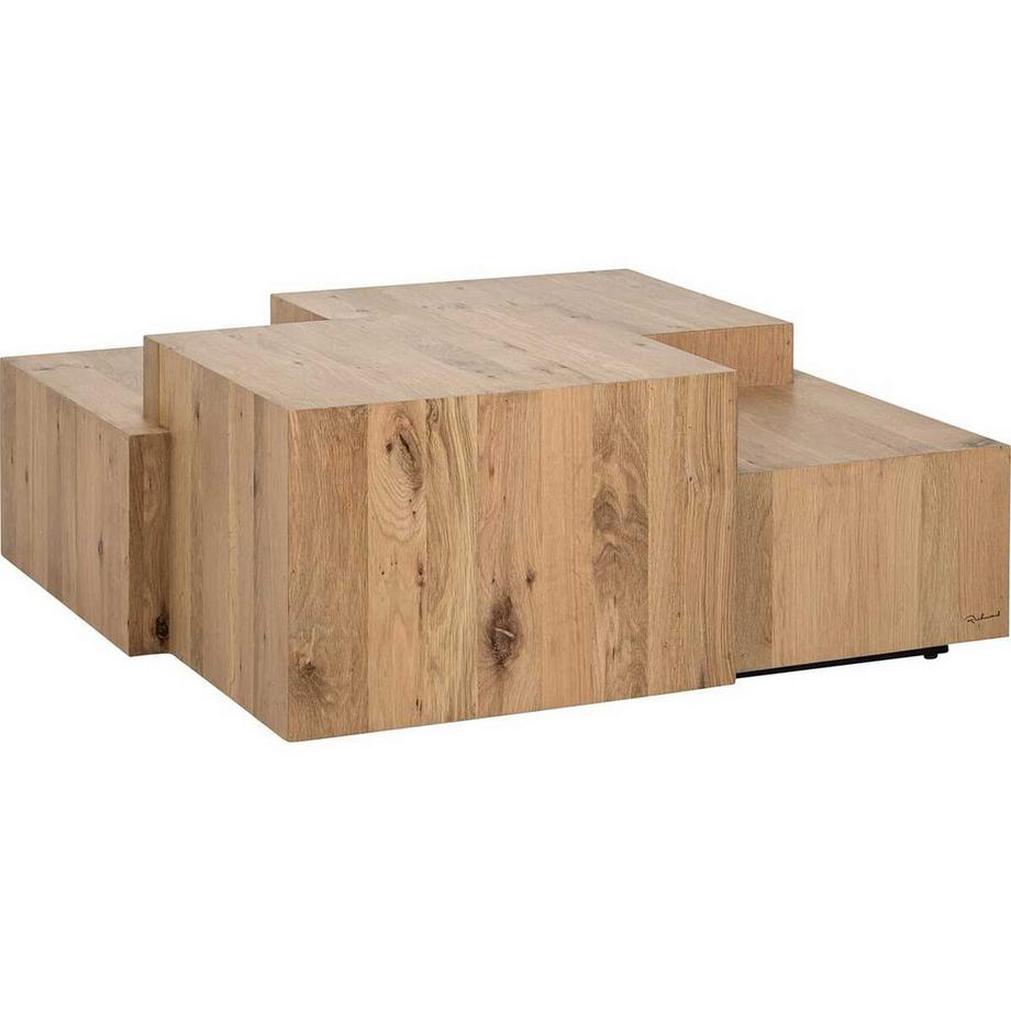 mutoni Table basse Lennox Nature 100x100  