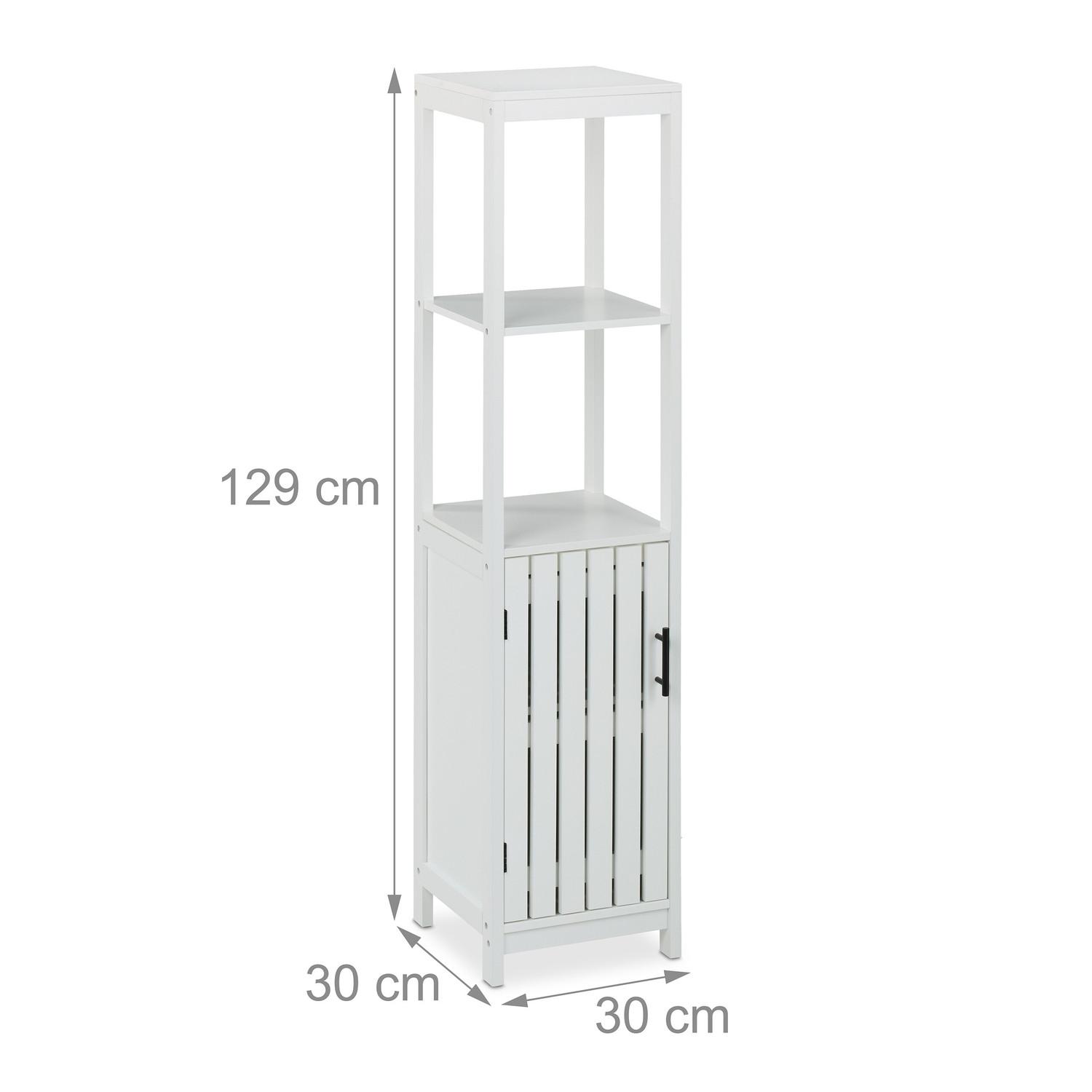 Northix Meuble de salle de bain blanc  