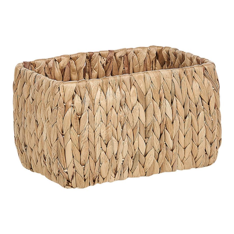 Beliani Korb en Fibre de jacinthe d'eau Rustique HANOI  