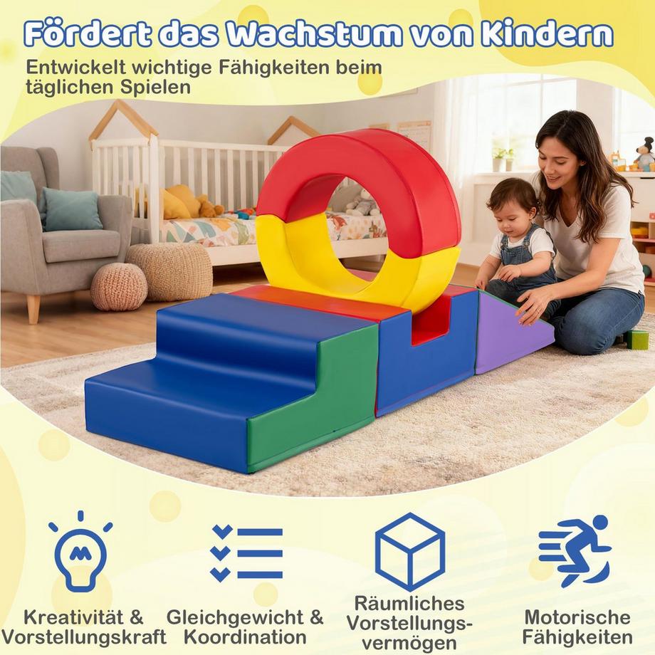 Northix  Kletterspielset für Kinder, 5-teilig 
