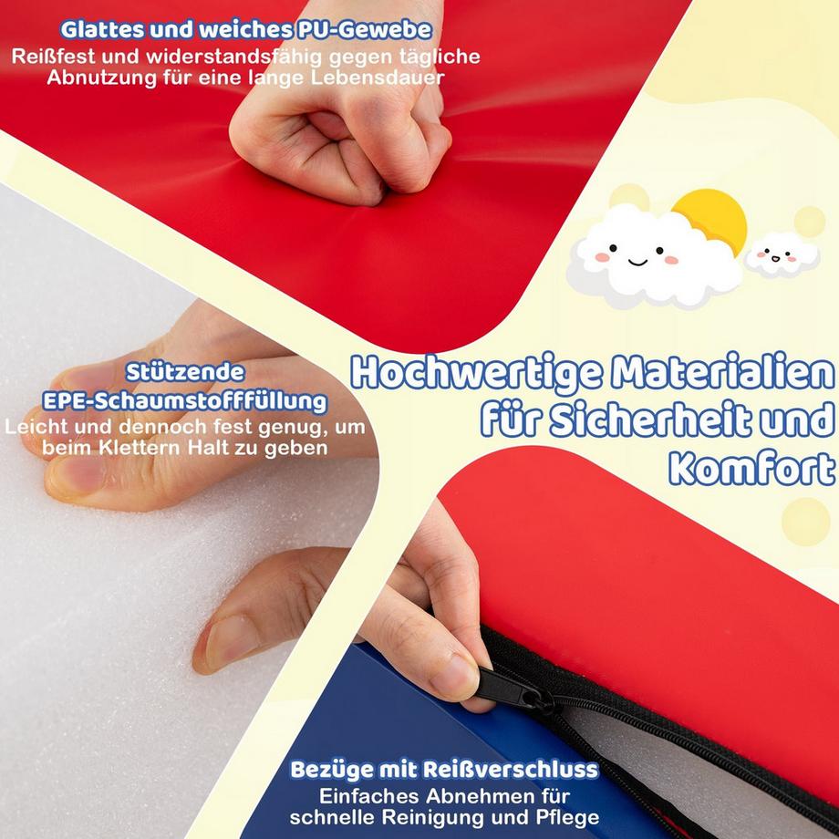 Northix  Kletterspielset für Kinder, 5-teilig 