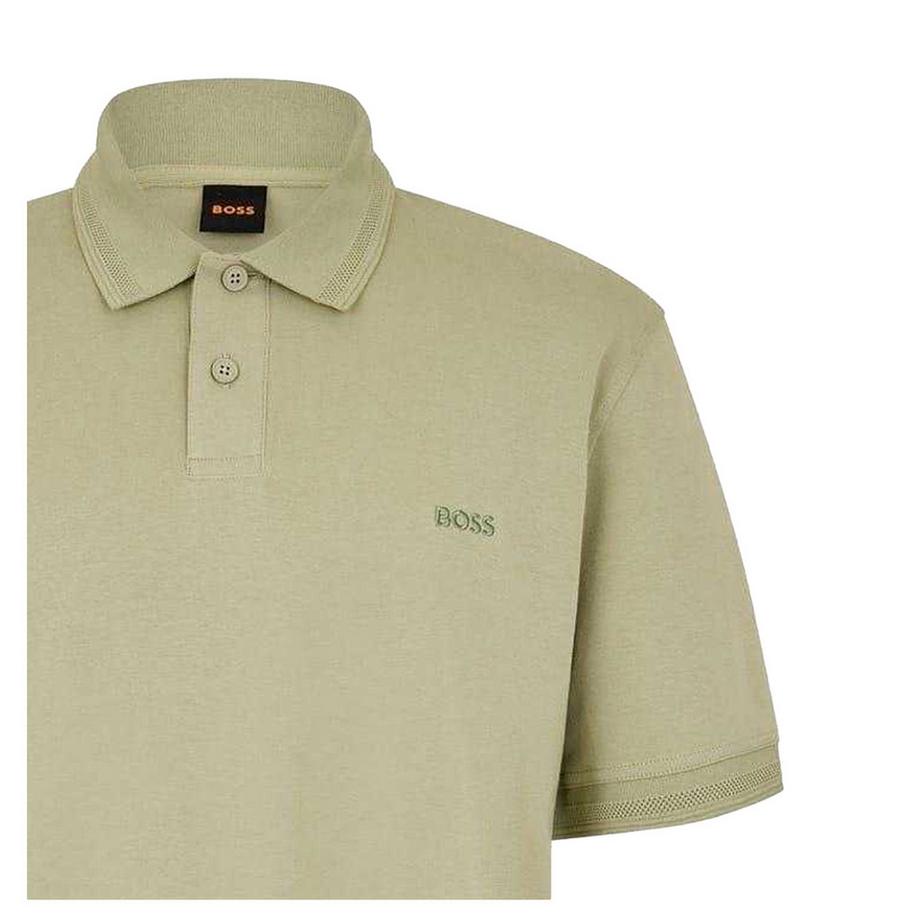 BOSS Maglietta Polo Maniche Corte con Interblocco  