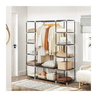 Calicosy Armadio in tessuto di grande capacità con copertura antipolvere  