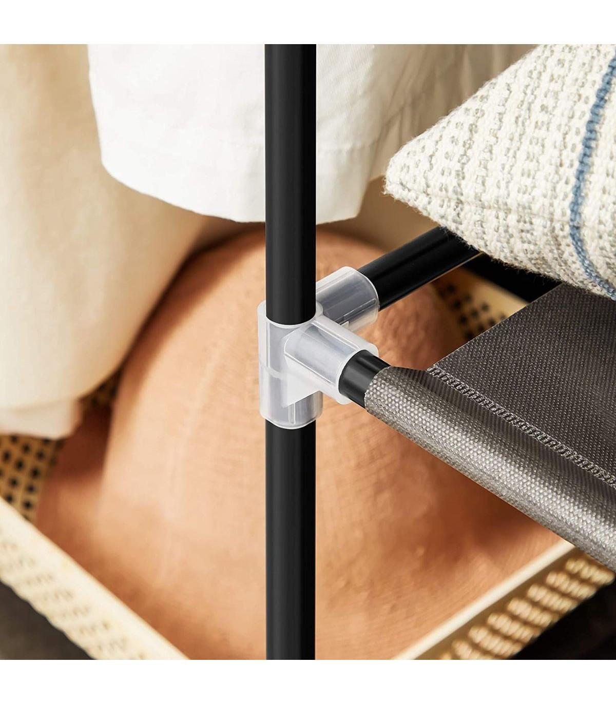 Calicosy Armadio in tessuto di grande capacità con copertura antipolvere  