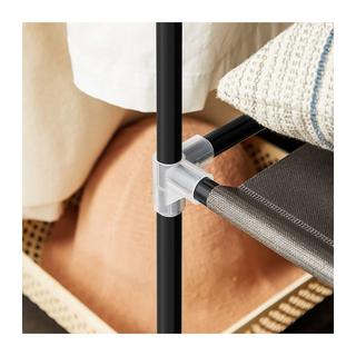 Calicosy Armadio in tessuto di grande capacità con copertura antipolvere  