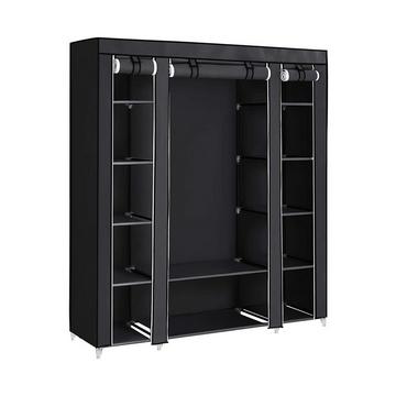 Armadio in tessuto di grande capacità con copertura antipolvere