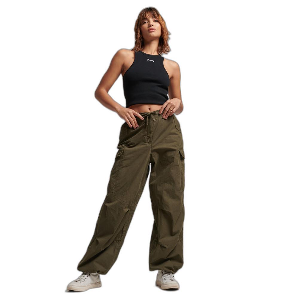 Superdry  pantalon baggy parachute 