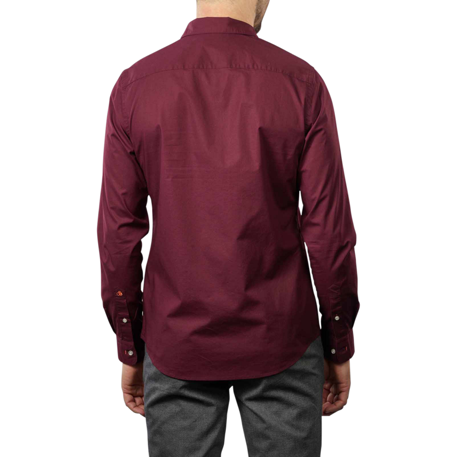 Scotch & Soda  Solid Poplin Shirt 