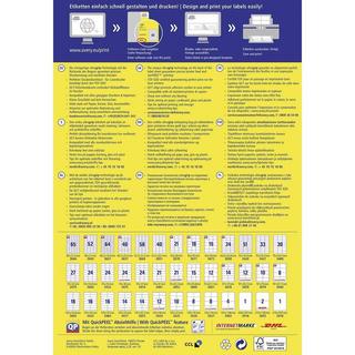 Avery-Zweckform Etichetta universale 52.5 x 29.7 mm Carta Bianco 4000 pz. A tenuta permanente Stampante a getto d'i  