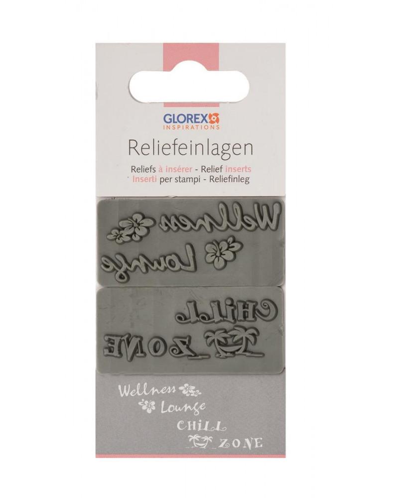 Image of GLOREX Reliefeinlage Wellness lounge / Chill Zone Transparent