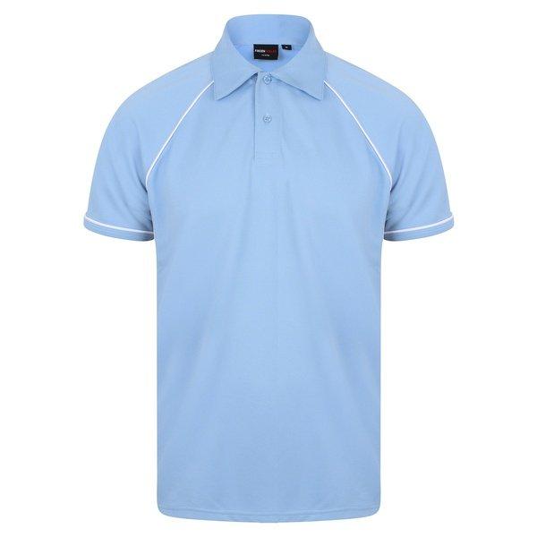 Image of Sport Poloshirt, Kurzarm Herren Himmelblau S