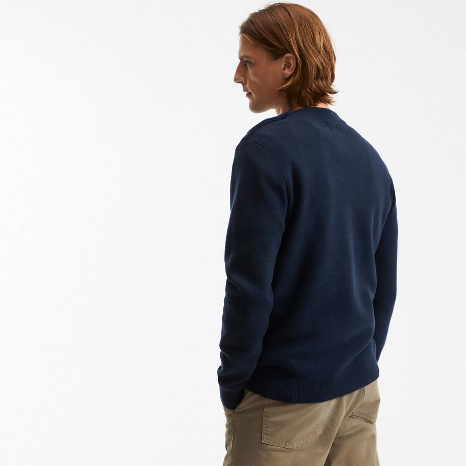 La Redoute Collections Pull Fin Col Rond Boutons Épaule  