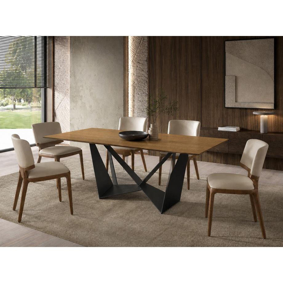 ANGEL CERDA Table à manger rectangulaire de design moderne  