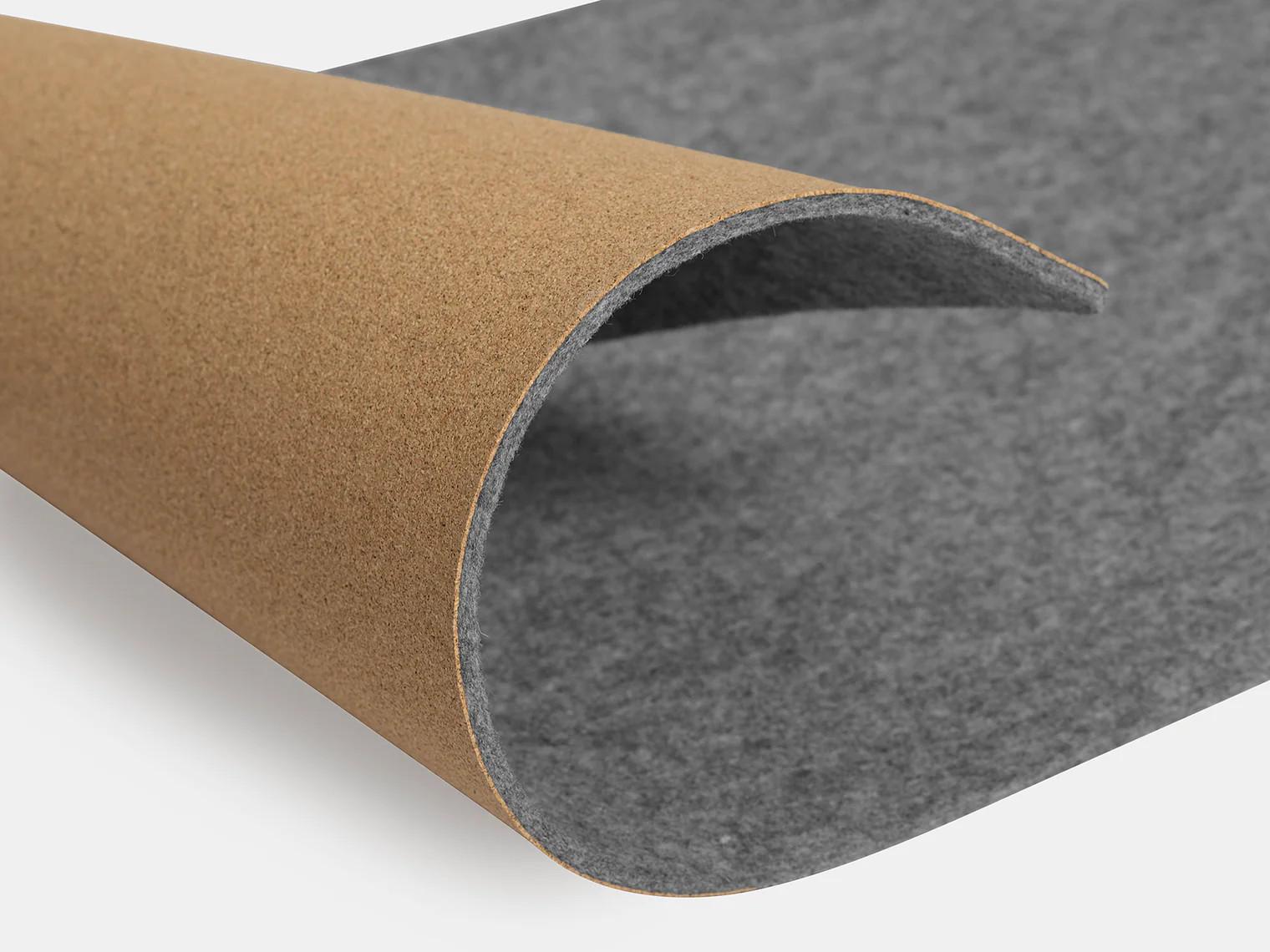 Oakywood Felt&Cork Desk Mat - Sous-mains en feutre de laine  