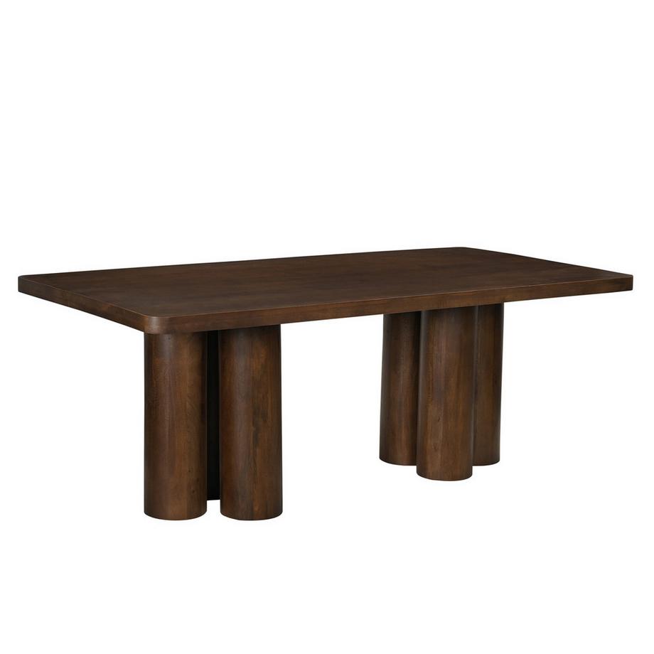 mutoni Table de salle à manger Arcos marron 200x100  