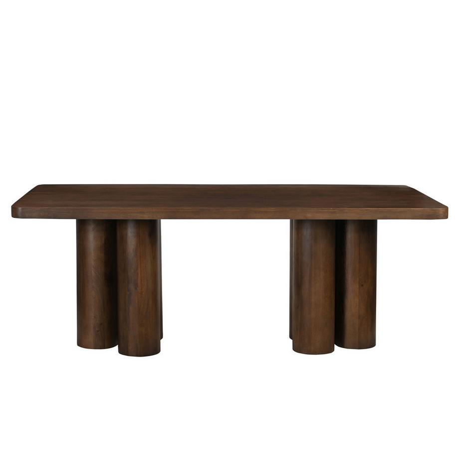 mutoni Table de salle à manger Arcos marron 200x100  