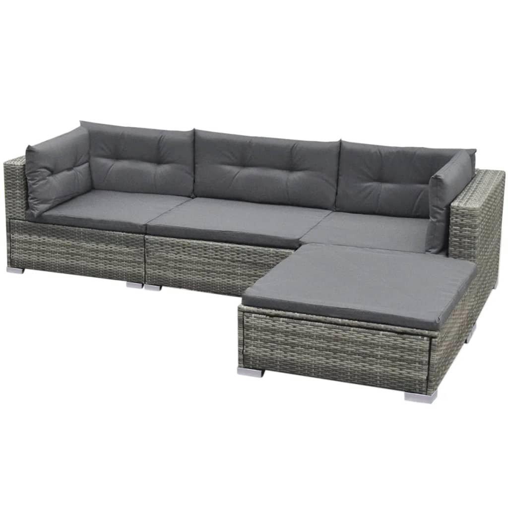 VidaXL Garten sofagarnitur poly-rattan  