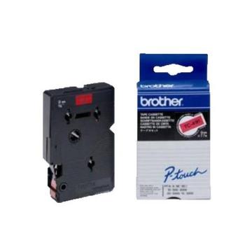 PTOUCH Band, laminiert schwarz/rot TC-491 PT-3000 9 mm