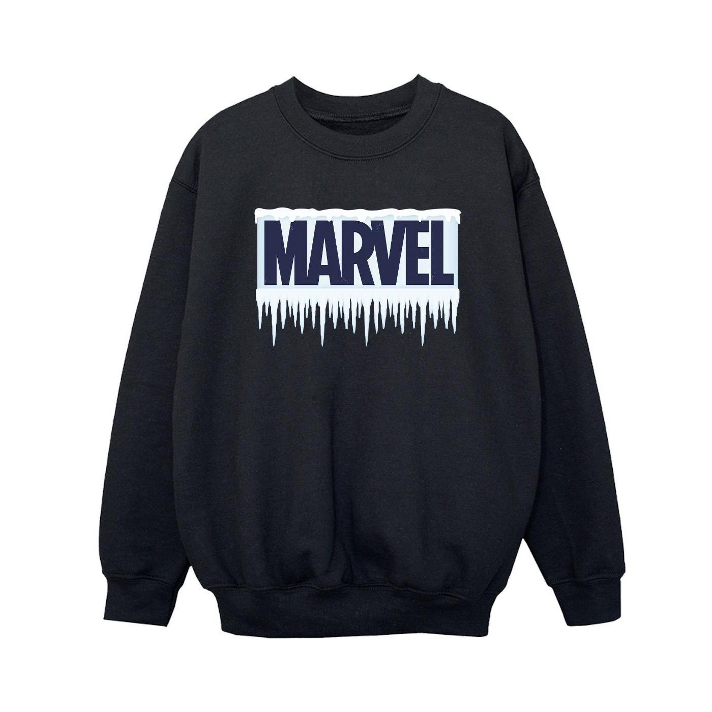Image of Icicle Logo Sweatshirt Jungen Schwarz 104