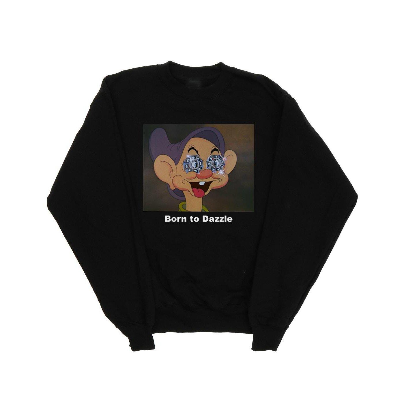Image of Dopey Born To Dazzle Sweatshirt Unisex Schwarz 116