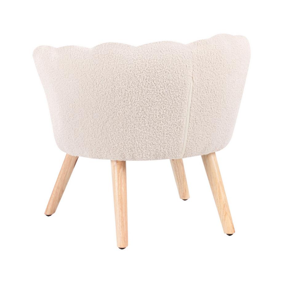 Beliani Kindersessel aus Bouclé Skandinavisch HALBY  