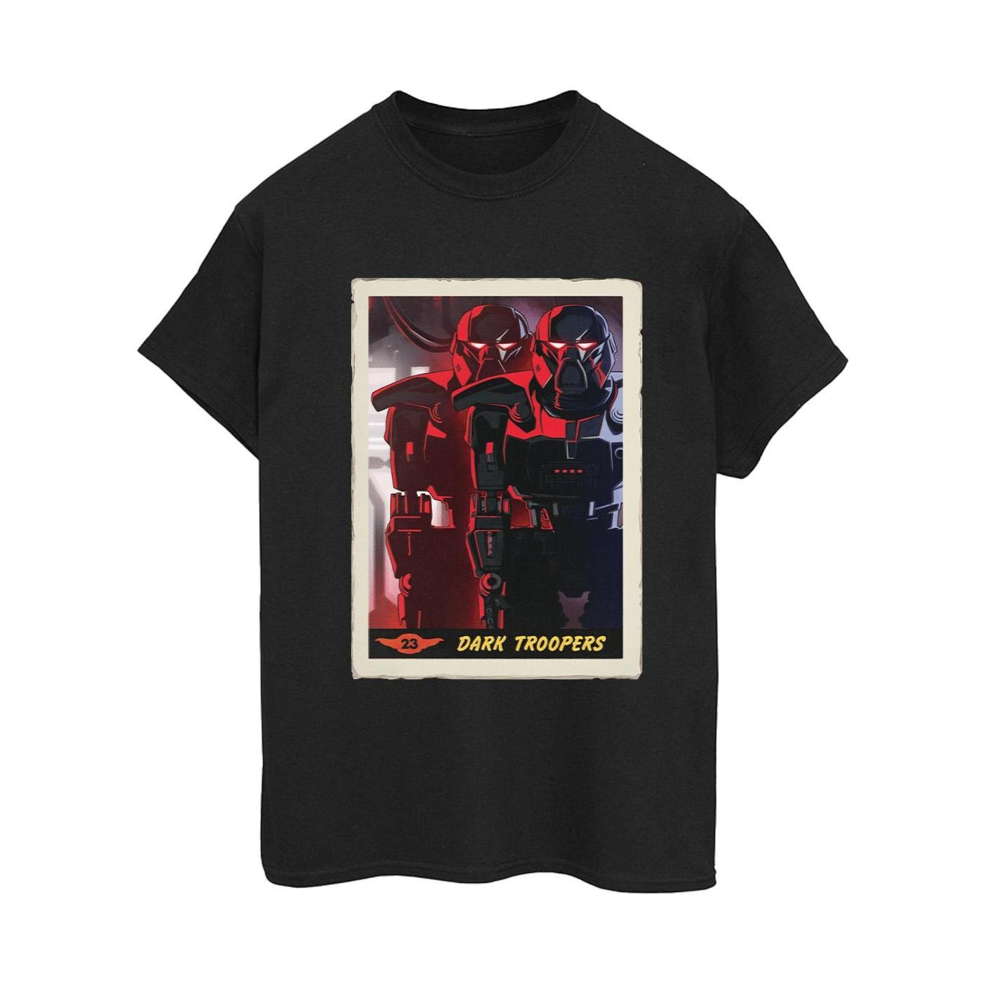 Image of The Mandalorian Dark Troopers Tshirt Damen Schwarz S