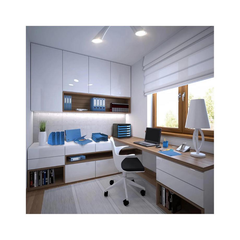 Exacompta EXACOMPTA Sammelmappe Clean'Safe A4 X47222E blau 5 Stück  