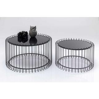 KARE Design Table basse Line Onyx (set de 2)  