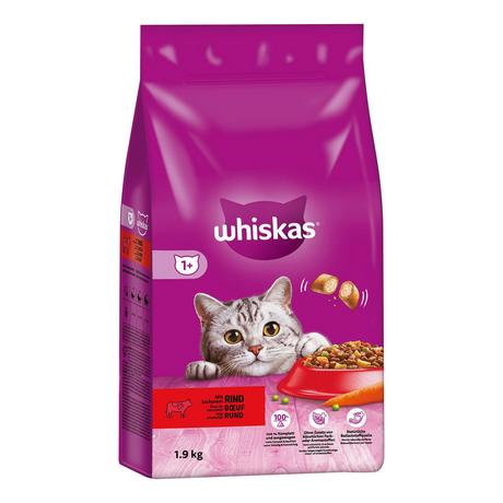 whiskas  Sec 1+ Boeuf 1.9kg 